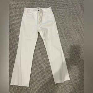 Joes higher rise flawless white jeans